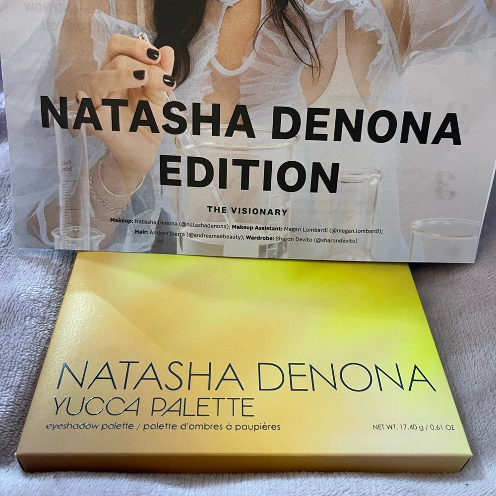 Natasha Denona Yucca Palette - Bold Yellow and Green”Stunning”